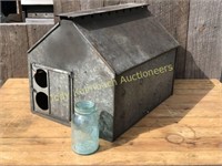 Very Nice Galvanized Hen Brooder House