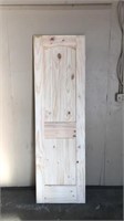 1 3/8x24x80 2 Panel Interior Door  Knotty Pine