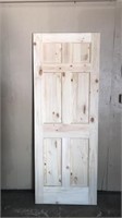 1 1/2x29 7/8x80 6 Panel Interior Door  Knotty Pine