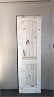 1 3/8x24x80 2 Panel Interior Door  Knotty Pine