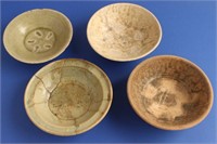 Four Annamese 16th Century Bowls,