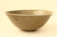 Chinese Dark Celadon Bowl,