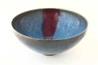 Large Chinese Junyao Glazed Bowl,