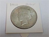 1923 SILVER PEACE DOLLAR COIN