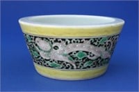 Chinese Famille Juane Porcelain Brush Washer,