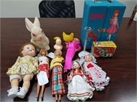 LARGE LOT OF VTG BARBIES DOLLS AND MORE