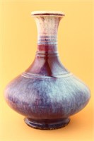 Chinese Jun Glazed Porcelain Vase,