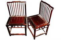 Elegant Pair of Chinese Ming Style Chairs