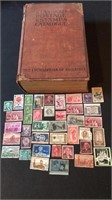 Fantastic vintage stamp book and stamps