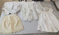 Girl's clothing,  dress, bodice, wool petticoat