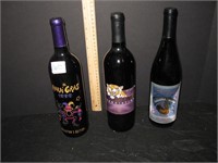 (3) Bottles Collectible Wines