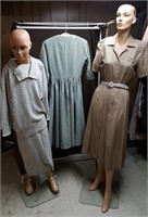 Knitted ensemble, 2 dresses