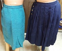 Skirts, gathered, straight, pleated (5)