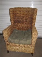 Stunning Large Outdoor Wicker Chair with cushion