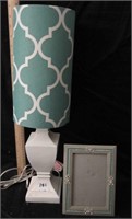 Cute Lamp and Frame Decor