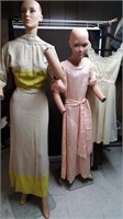 1930s & 1940s Dress & 1960s negligee