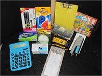 Great Lot of Office Supplies in Tin Box
