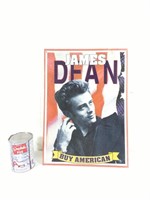 Affiche métallique James Dean