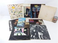 Vinyles: Led Zeppelin, Beatles, Bob Dylan,