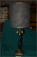 LARGE ELEGANT TABLE LAMP PATRIOTIC EAGLE