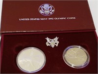 US MINT 1992 OLYMPIC COMMEMORATIVE COINS