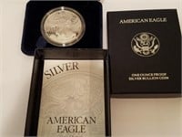 1998 SILVER AMERICAN EAGLE PROOF  BULLION COIN