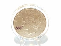 1925 PEACE DOLLAR SILVER COIN