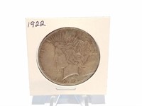 1922 PEACE DOLLAR SILVER COIN