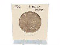 1966 KENNEDY HALF DOLLAR 40% SILVER COIN