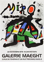 Joan Miro, Galerie Maeght Exhibiton Poster