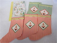 50's era Christmas bags