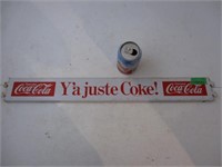 Barre Coca-Cola en métal