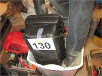 WHTE TRASH CAN SMALL TOOL BOX