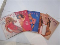 5 Magazines Playboy book Lingerie Nos spéciaux1995