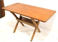 Early pine milk paint table