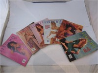 6 Magazines playboy Book Lingerie 1991