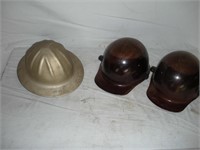 3 Vintage Hard Hats