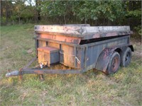 5 Ft x 8 Ft Tandem Axle Dump Trailer