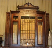 Antique Bookkeeper Bank Teller Window