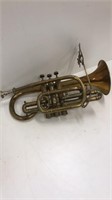 All brass cornet made in Paris France, Couesnon