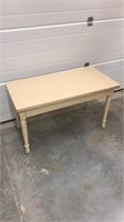 Small table 36 inches long by 18 inches deep by