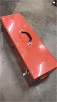 Steel toolbox, 26 inches long