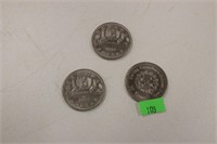 2 - $1 Canadian coins, 1986 & $2 Kincardine Old