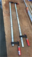 2 - 36” Bessey Clamps, like new
