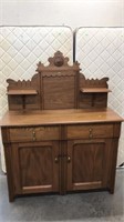 Elm sideboard, good condition, refinished, 48 1/2