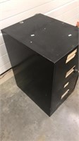 Two drawer filing cabinet with key