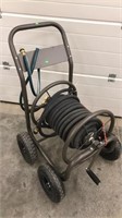 Hose with reel and cart