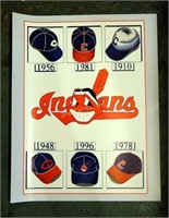 Vintage Cleveland Indians Commemorative Cap Print
