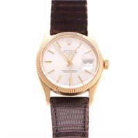 A Gent's 14K Rolex Oyster Perpetual Date Watch