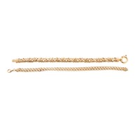 A Pair of Lady's Bracelets in 18K Gold